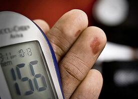 Diabetes accompanies hyperglycaemia - a high level of blood sugar