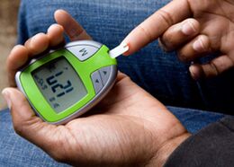 Glucometer to control the level of glucose in the blood in diabetes mellitus