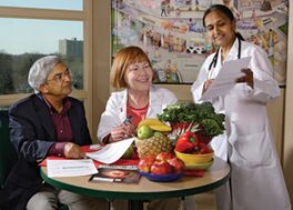Patients with mandatory diabetes are prescribed by the diet